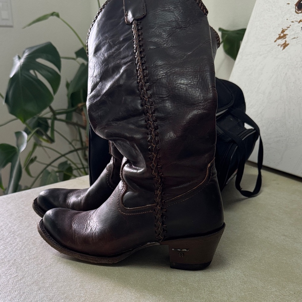 Women's Brown Leather Boots